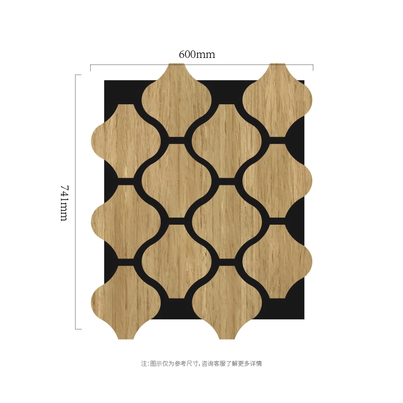Clover Chain 模块化 MDF-on-PET 吸音墙板 Clover Chain 模块化 MDF-on-PET 吸音墙板