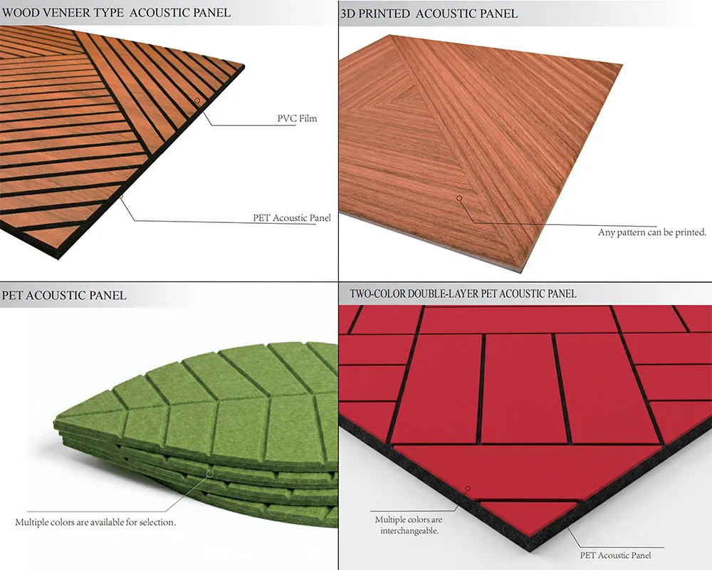 Indoor PET Acoustic Wall Panels for Noise Reduction